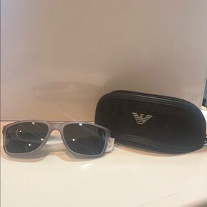 Emporio Armani Silver Sunglasses